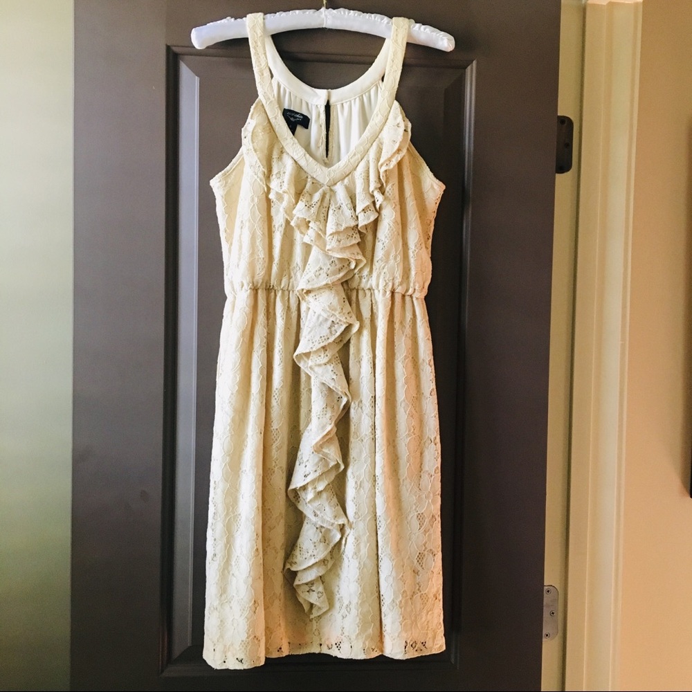 Suzi Chin Cotton Lace Dress